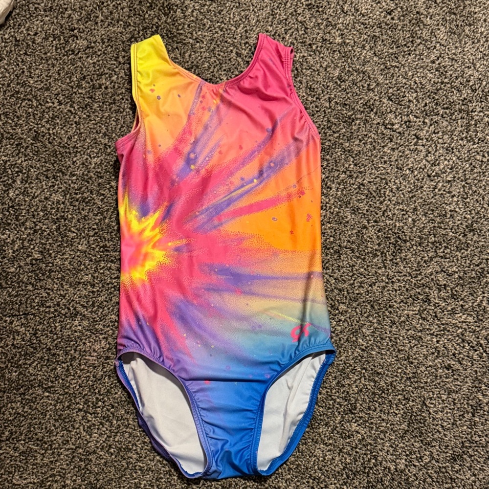 GK Multicolor Gymnastics Leotard